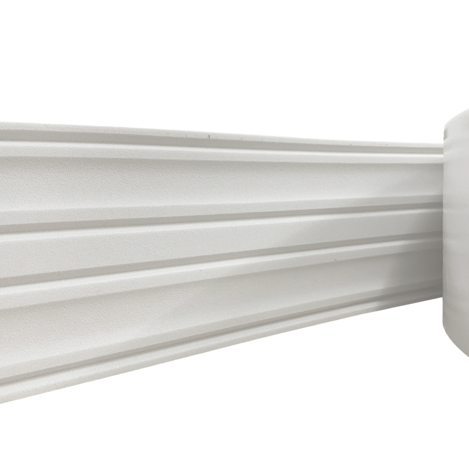 Moldura Rodameio Eva Autocolante Terra 12cm x 8mm Branco