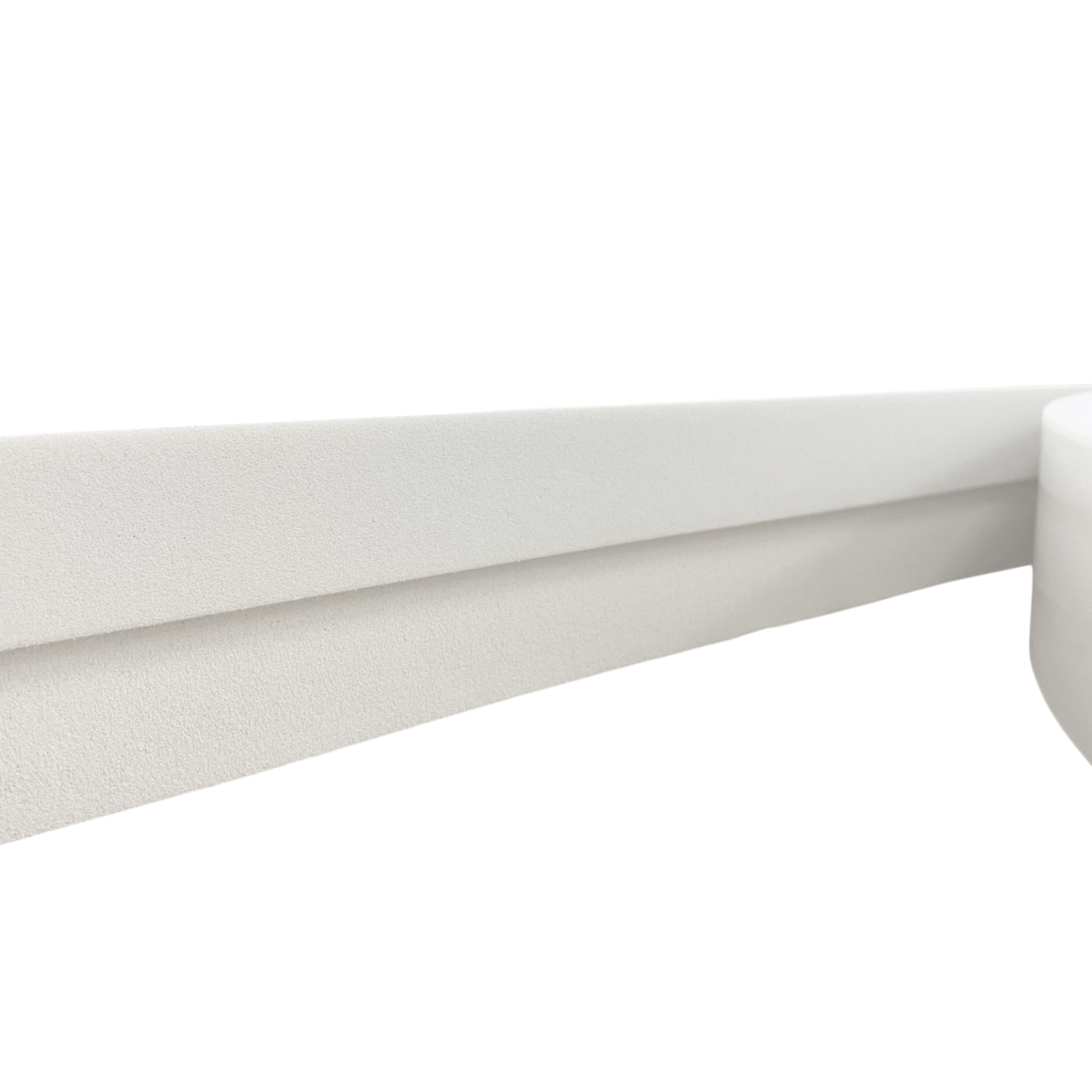Moldura Teto Rodateto Eva Autocolante Flexível E18 5cm x 1cm Branco