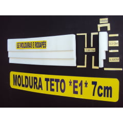 MOLDURA TETO E1 *7CM* Branco