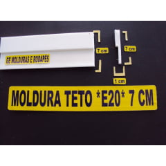 MOLDURA TETO E20 *7CM* Branco
