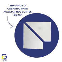 Moldura Rodameio Eva Autocolante Liso 15cm x 5mm Branco