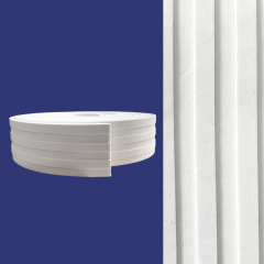 Painel Ripado Flex 10cm x 1cm Branco