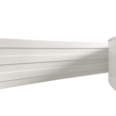 Painel Ripado Flex 10cm x 1cm Branco