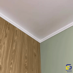 Moldura Teto Rodateto Eva Autocolante Flexível E20 7cm x 1cm Branco