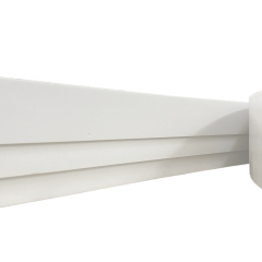 Moldura Teto Rodateto Eva Autocolante Flexível E3 10cm x 1,5cm Branco