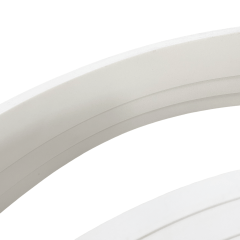 Moldura Teto Rodateto Eva Autocolante Flexível E3 10cm x 1,5cm Branco