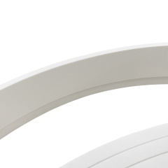 Moldura Teto Rodateto Eva Autocolante Flexível E5 7cm x 1cm Branco