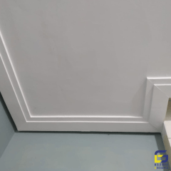 Moldura Teto Rodateto Eva Autocolante Flexível E5 7cm x 1cm Branco
