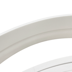 Moldura Teto Rodateto Eva Autocolante Flexível E7 10cm x 1cm Branco