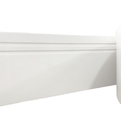 Rodapé Eva Autocolante Flexível Boracéia 20cm x 1cm Branco