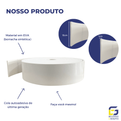 Maresia 15cm x 1cm Branco