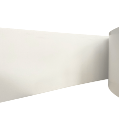 Rodapé Eva Autocolante Flexível Liso 20cm x 1cm Branco