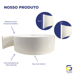 Maresia 20cm x 1,5cm Branco